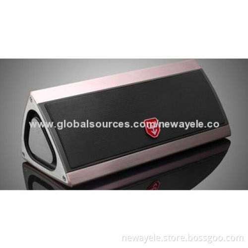 X07 The stainless steel and smart surface with stereo sense bluetooth speaker